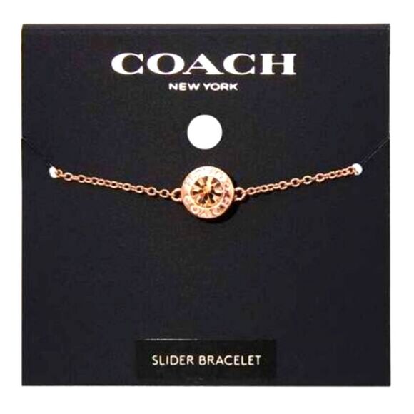 Coach Rose Gold slider bracelet New msrp $78 - Picture 8 of 16